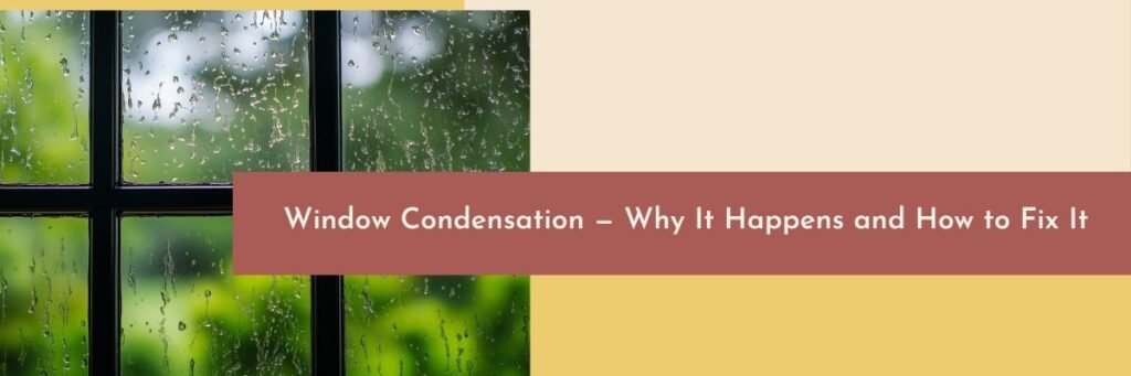 Window Condensation in Interior & Exterior Windows