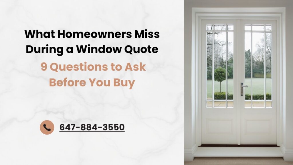Homeowner must ask about window quote before buy window