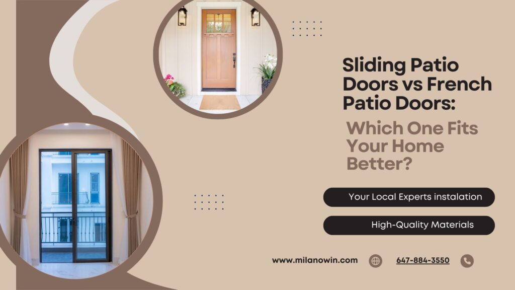 Compare Sliding Patio Door Between French Patio Door