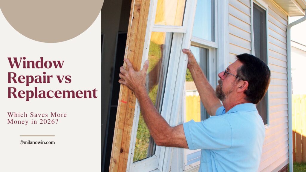 Save money by window replacement or repair | Milanowin