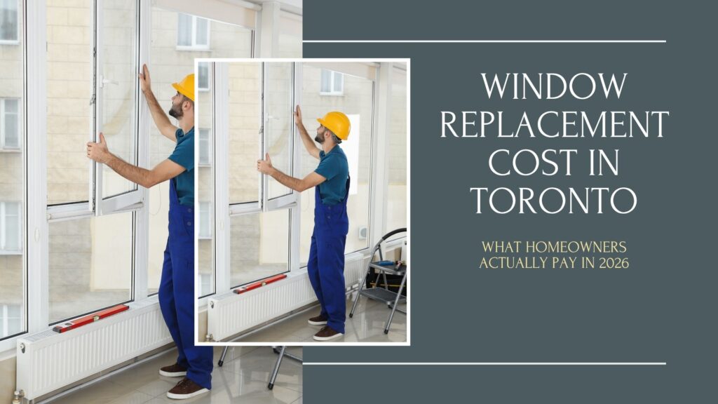 Window Replacement Cost Toronto | Save Cost on window replacement