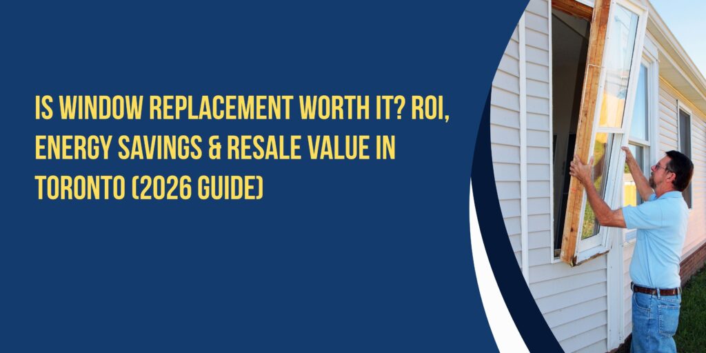 ROI, Energy Savings & Resale Value in Toronto for Window Replacement