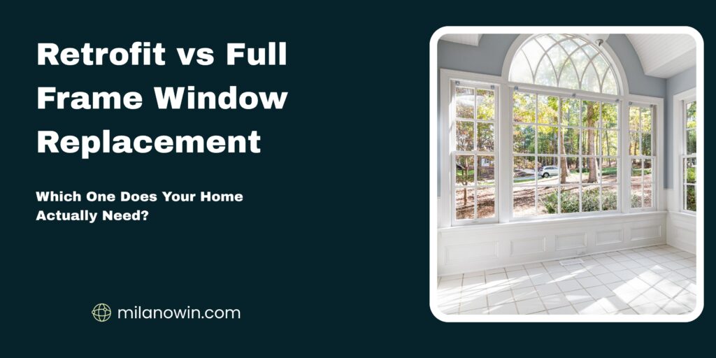 Window Replacement Retrofit vs Full Frame For Home