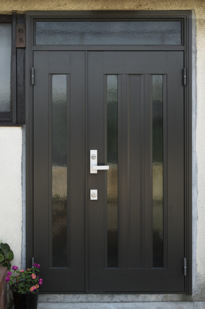 Double Door Design Modern Exterior Entry Doors