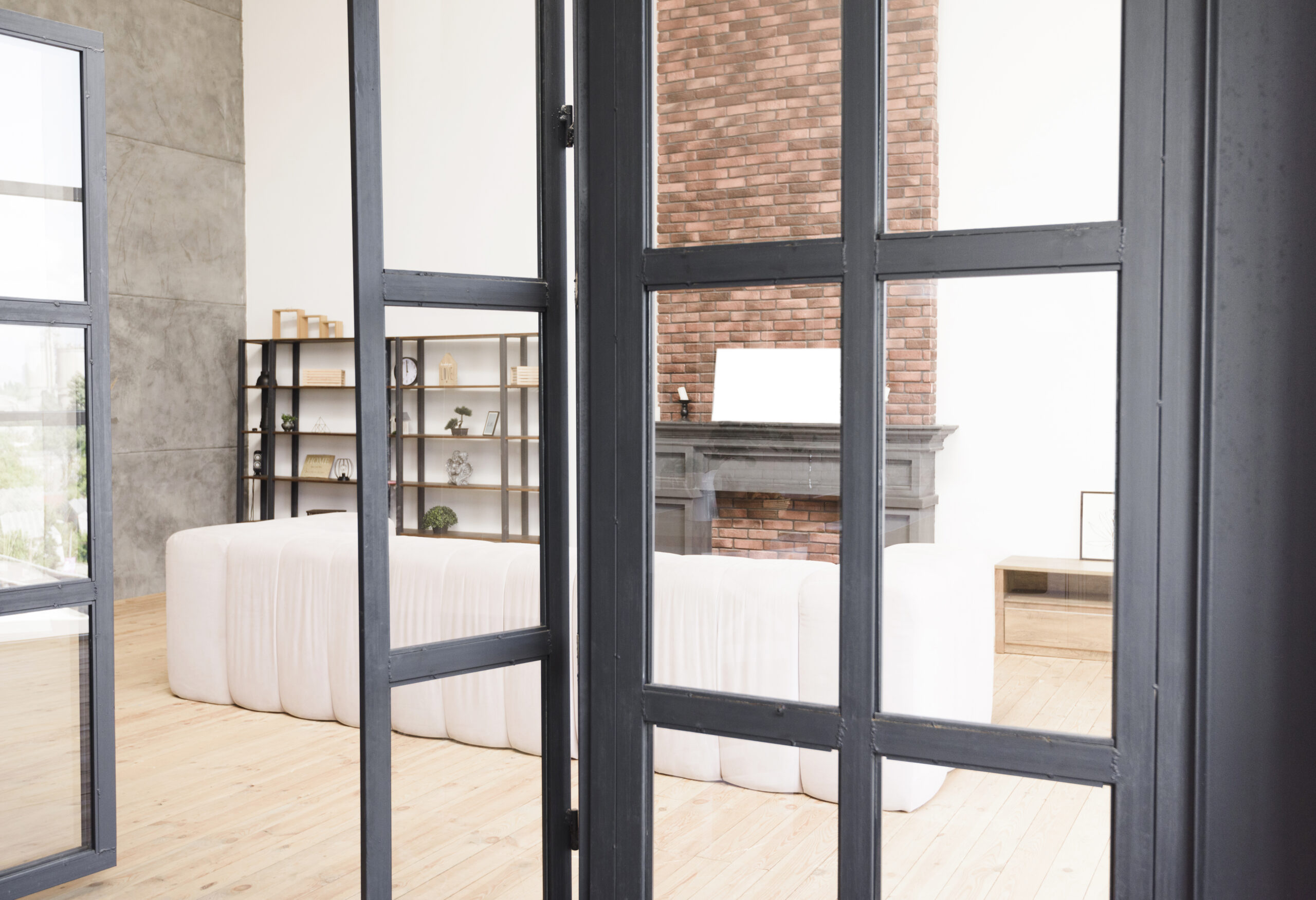 Full View Glass Modern Exterior Entry Doors